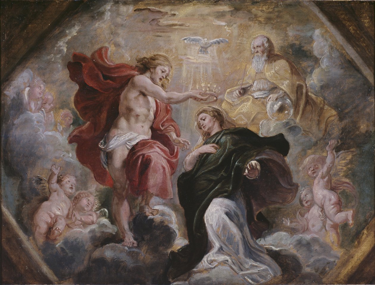 Le Couronnement de la Vierge, c.1613 - Peter Paul Rubens