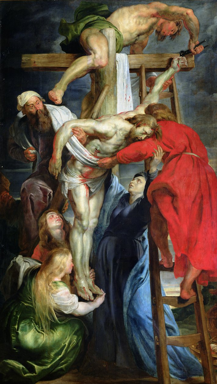 La Descente de Croix, c.1614-15 - Peter Paul Rubens