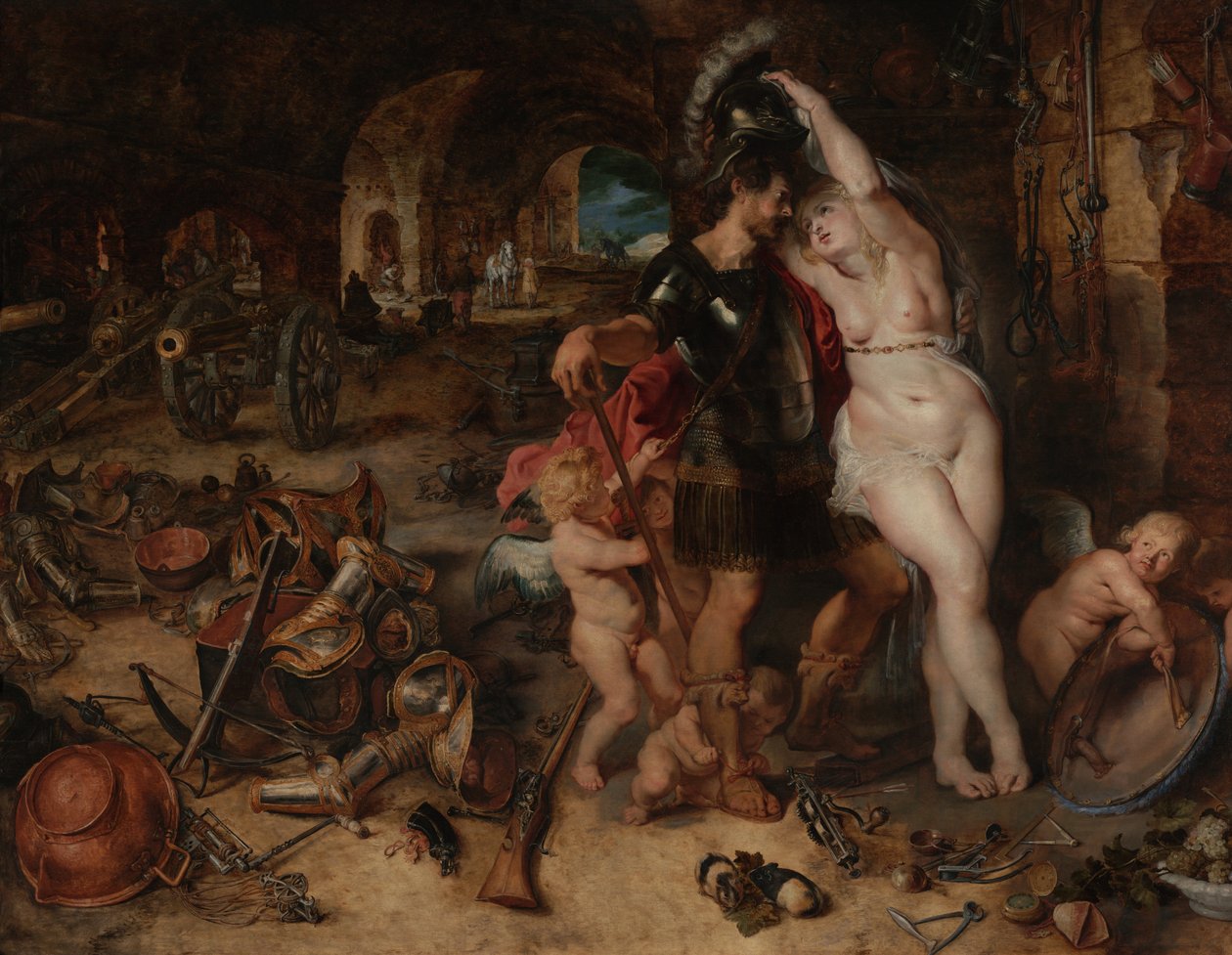 Le retour de la guerre - Mars désarmé par Vénus - Peter Paul Rubens