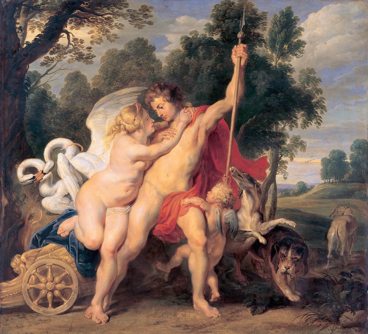 Vénus et Adonis - Peter Paul Rubens