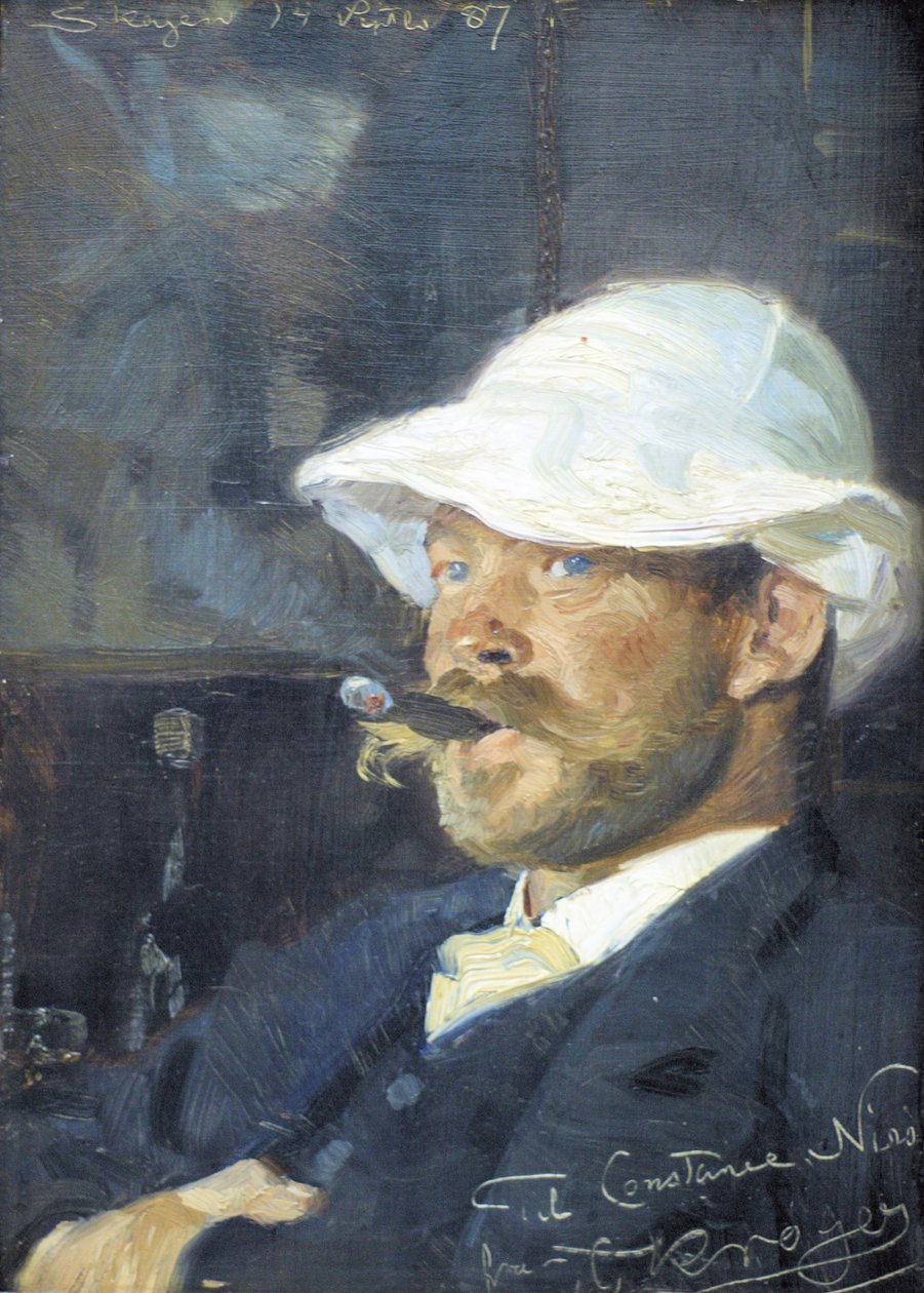 Portrait du peintre Thorvald Niss - Peder Severin Krøyer