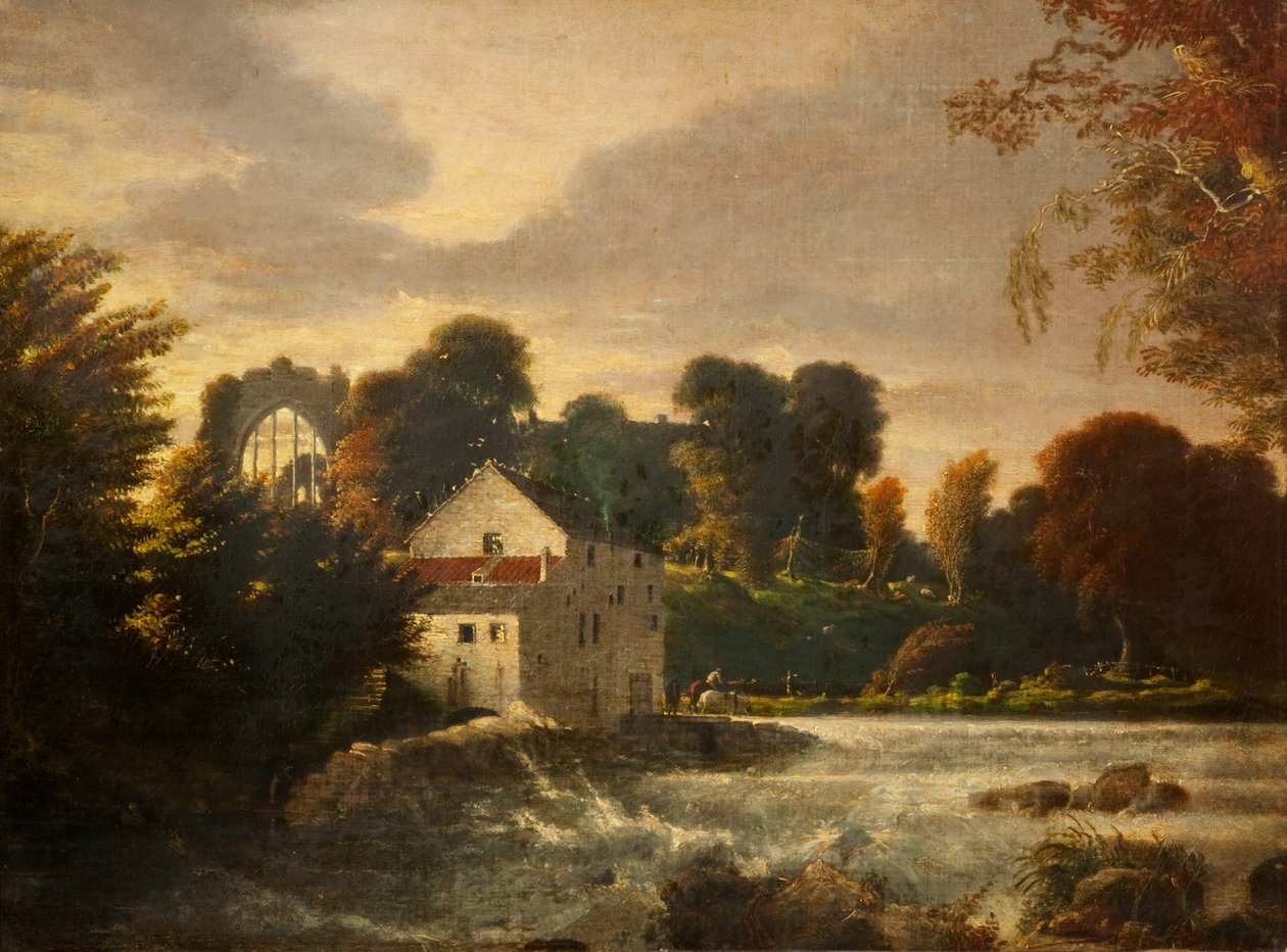 Un moulin à eau près de l