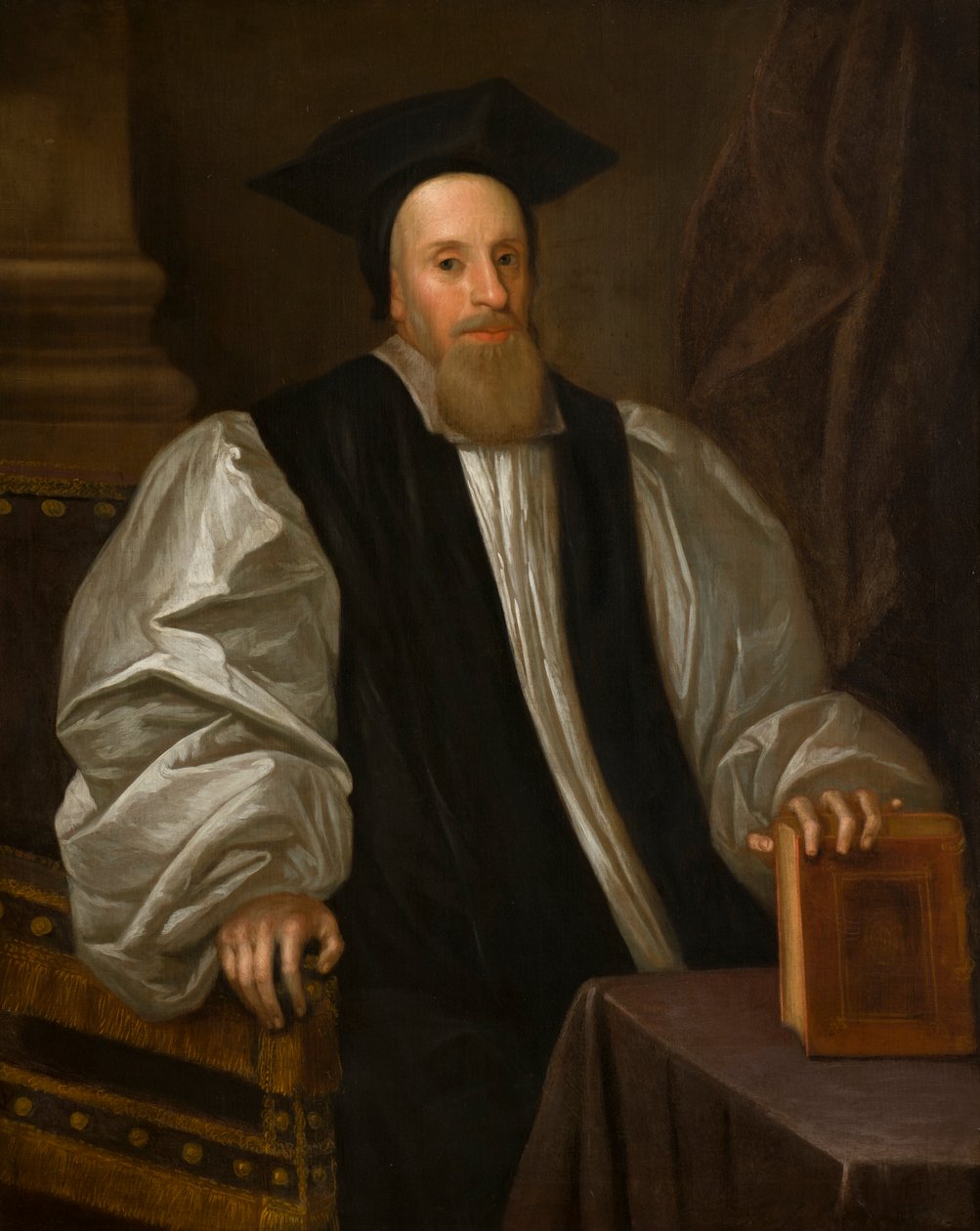 Portrait de John Bridgeman, évêque de Chester - Peter (attr.to) Lely