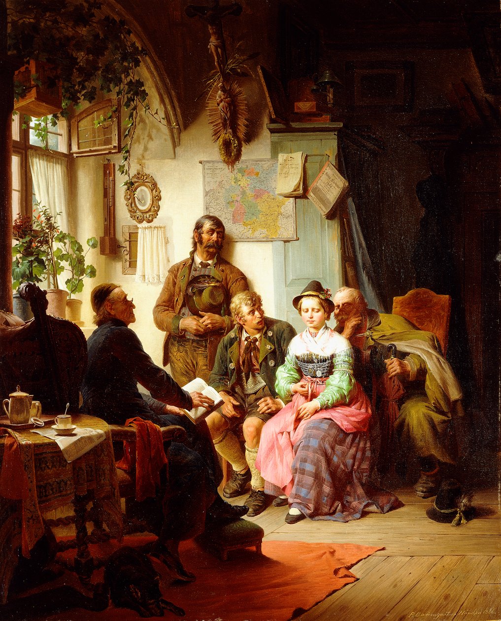 Les instructions de mariage, 1866 - Peter Baumgartner