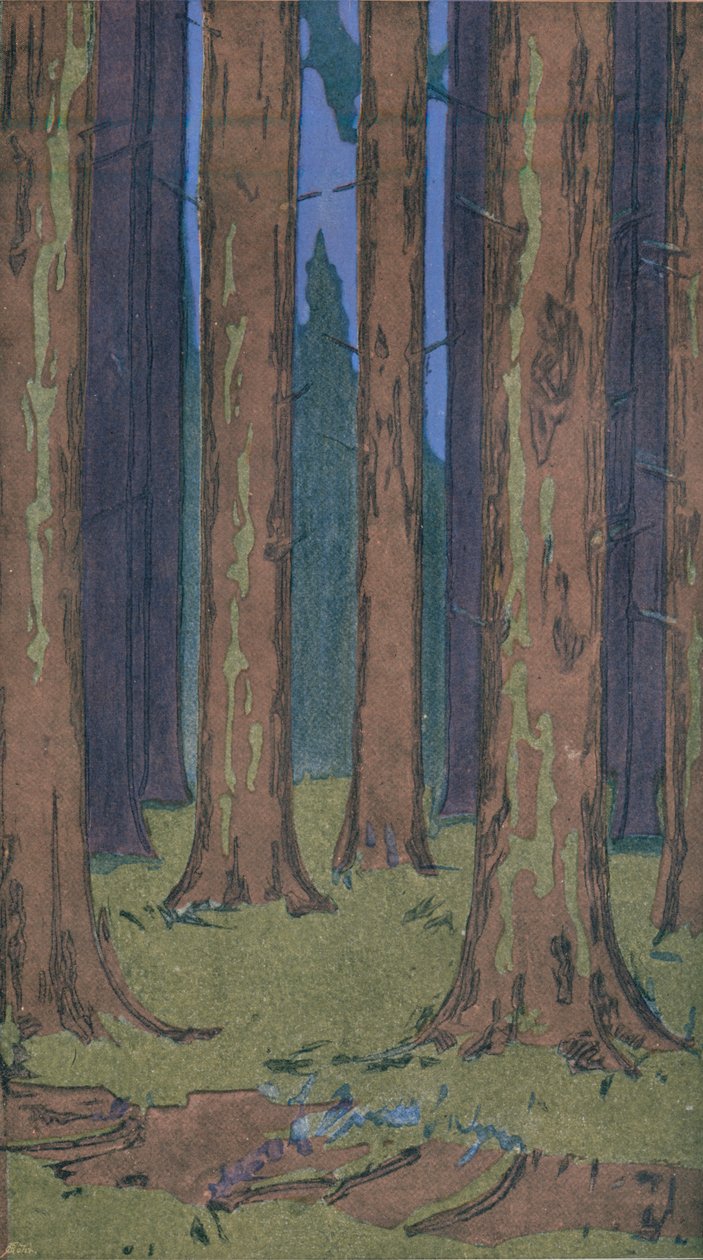 La Forêt, 1901 - Peter Behrens