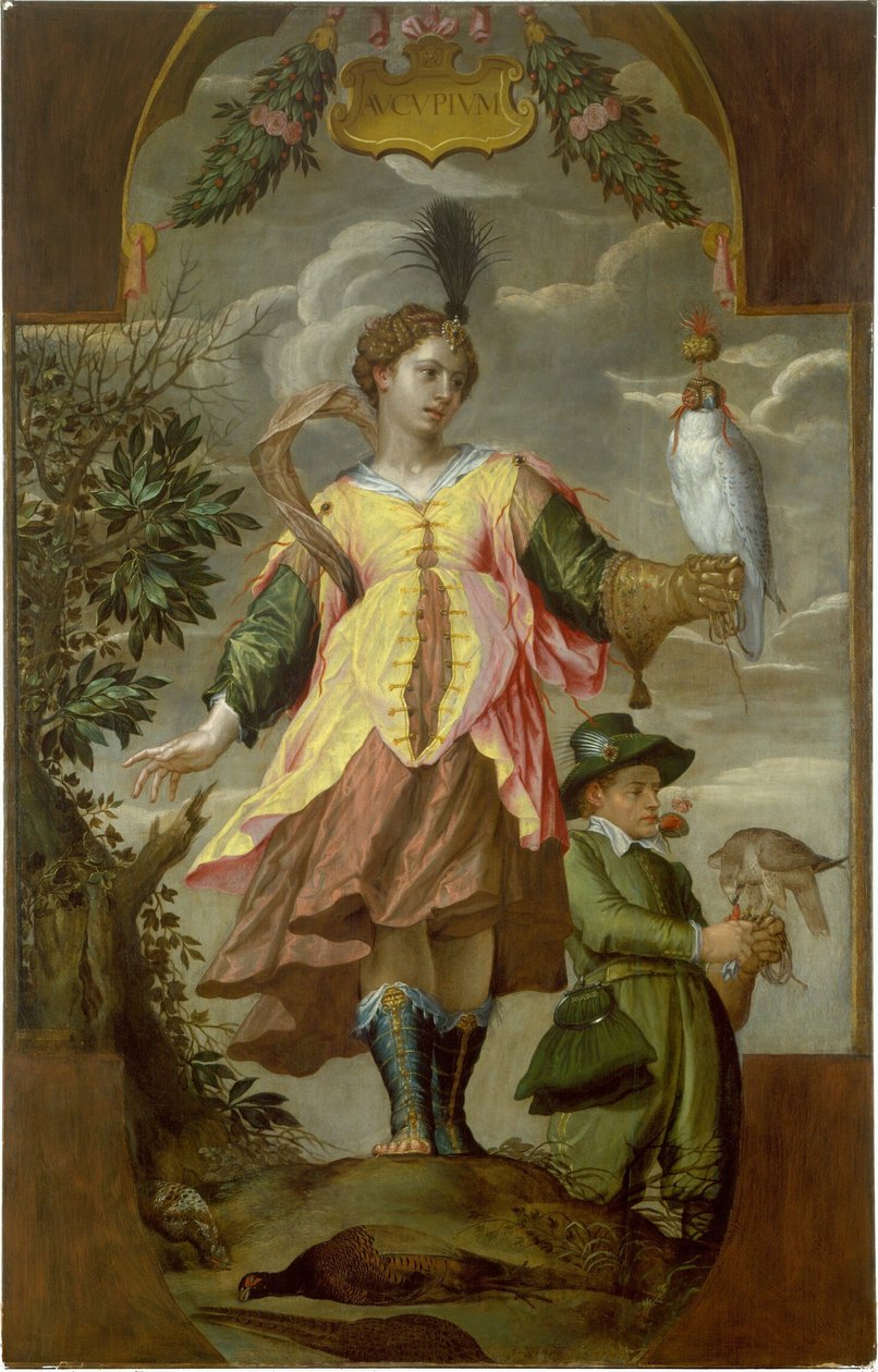 Aucupium - Allégorie de la chasse aux oiseaux - Peter Candid