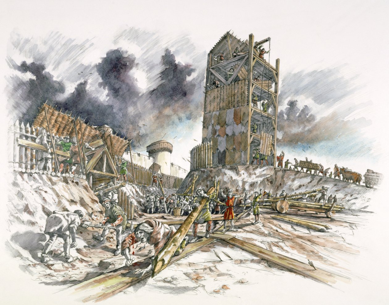 Siège du château de Douvres - Peter Dunn