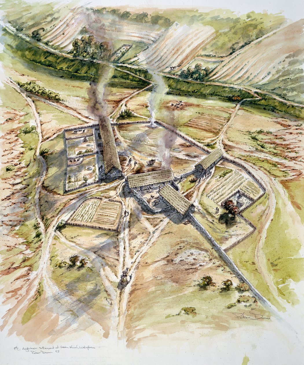 Greenshiel, Lindisfarne, Holy Island, Northumberland, 9e siècle - Peter Dunn