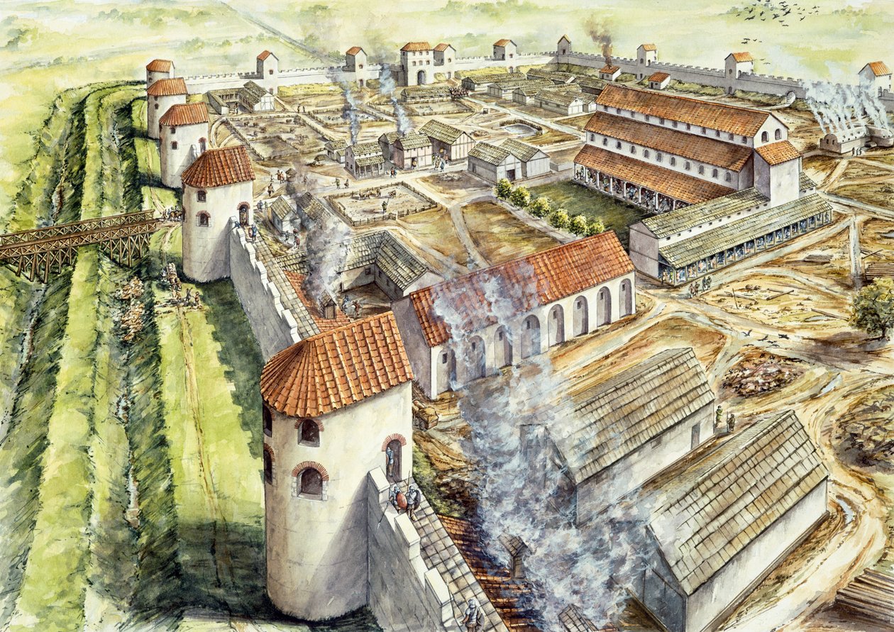 Château de Portchester, AD345, vers 1990-2010 - Peter Dunn
