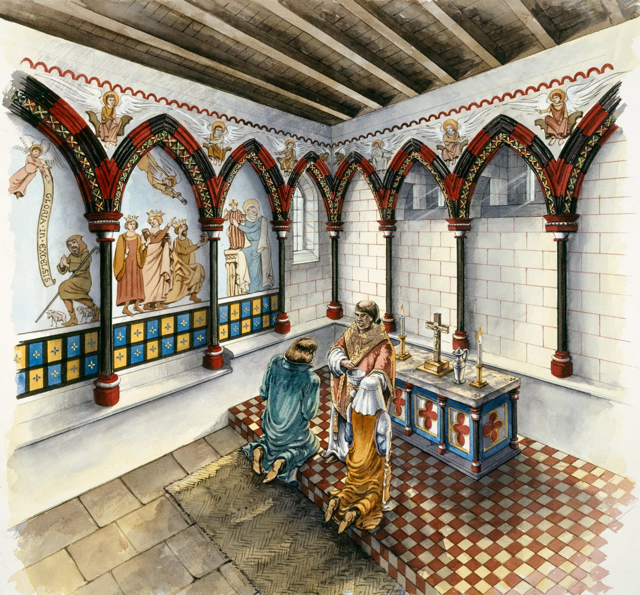 La Chapelle, Tour de Clifford, fin du XIVe siècle, vers 1990-2010 - Peter Dunn