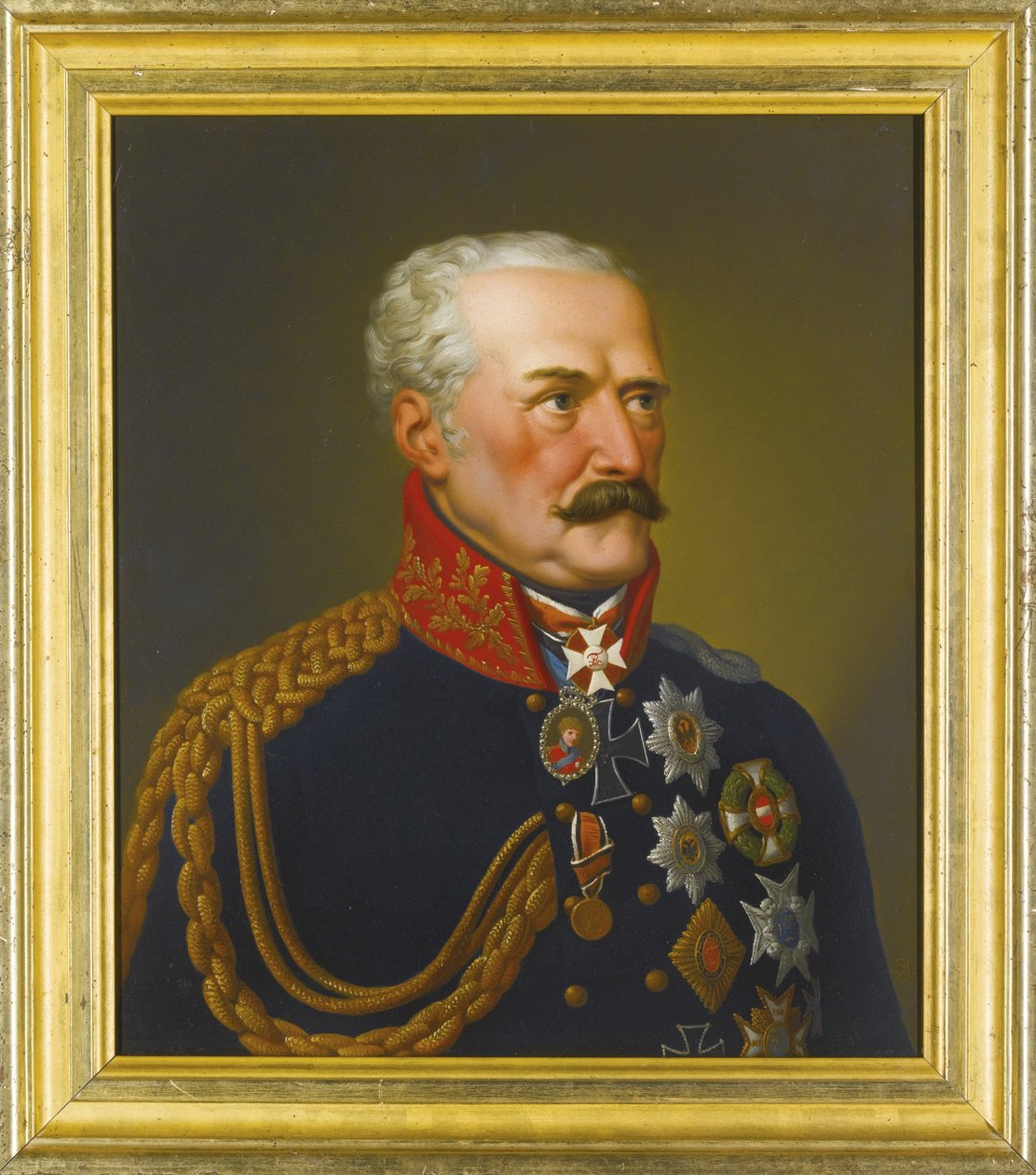 Portrait de Gebhard Leberecht von Blücher, prince de Wahlstatt - Peter Eduard Stroehling