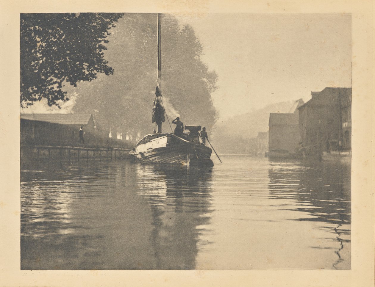[Un matin brumeux à Norwich] - Peter Henry Emerson