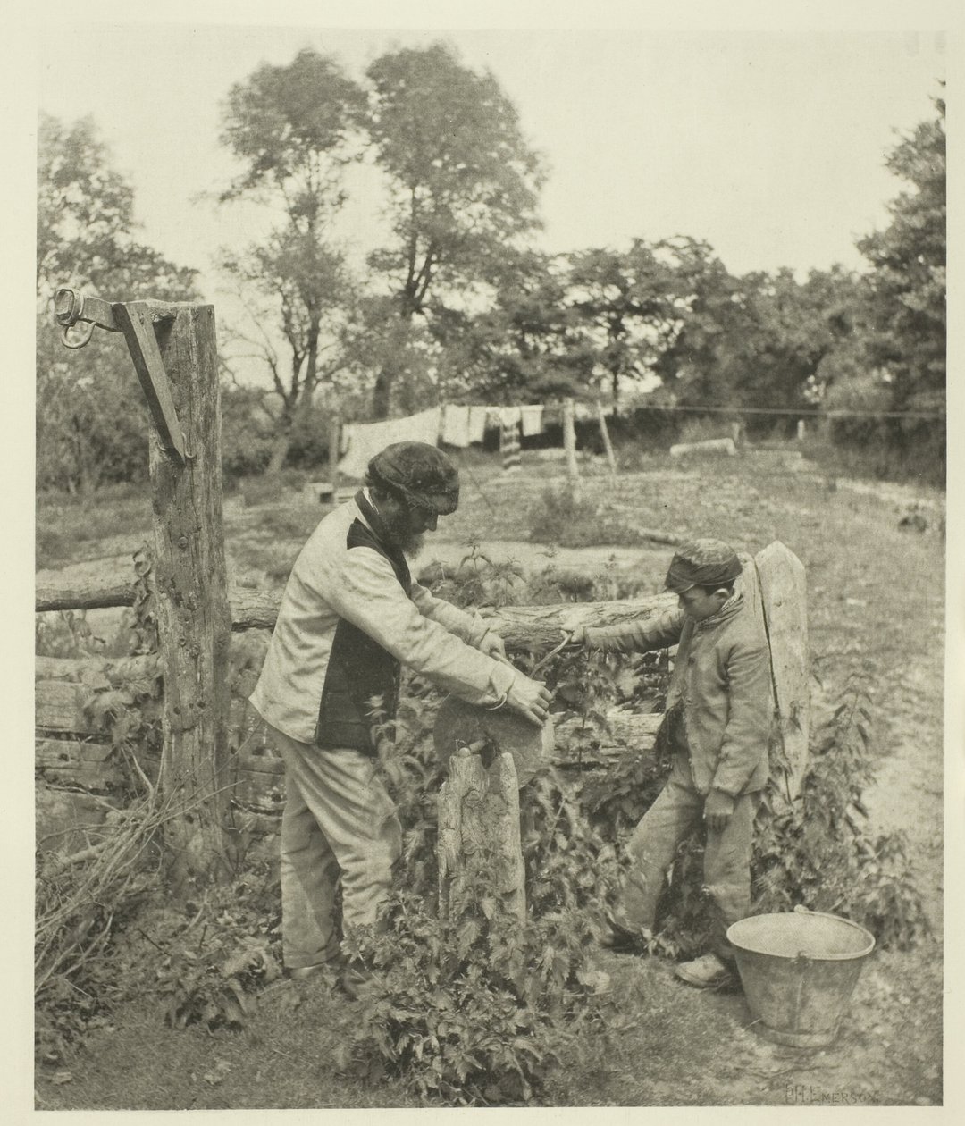 À la meule - Une ferme du Suffolk - Peter Henry Emerson