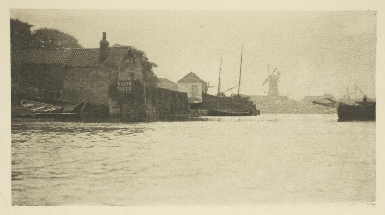 En route pour la rivière du Nord - Peter Henry Emerson