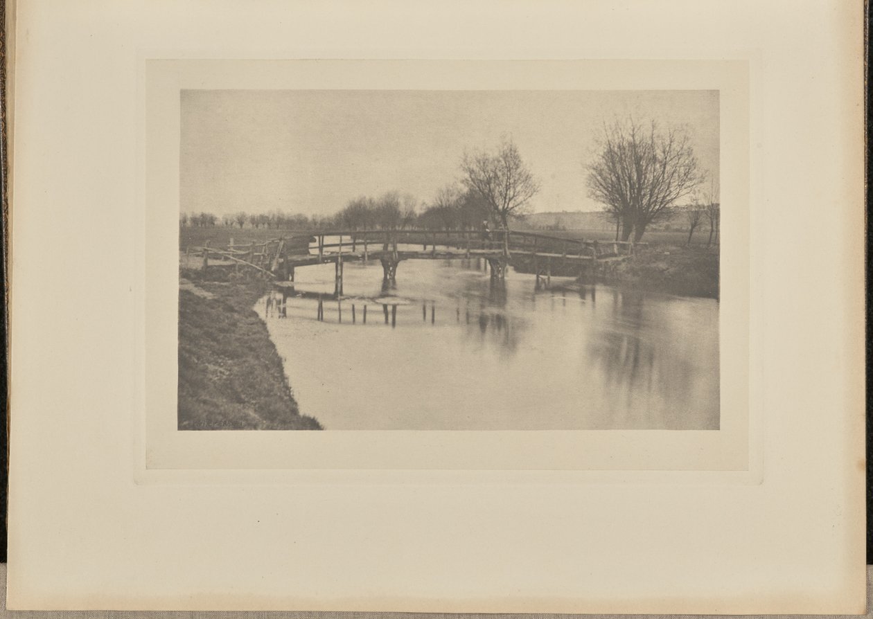 Passerelle près de Cheshunt - Peter Henry Emerson