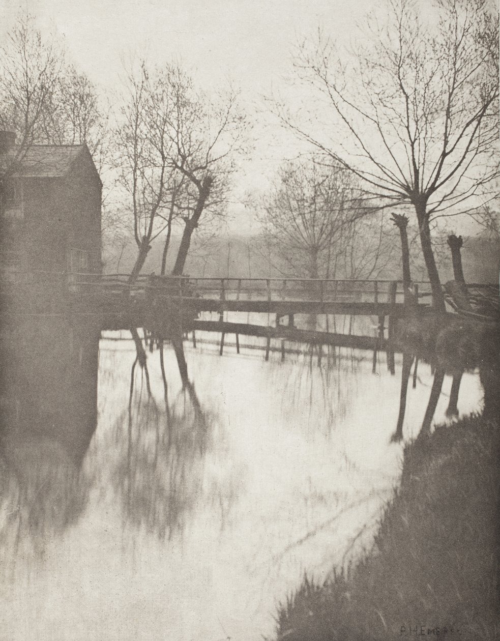 Passerelle près de Chingford - Peter Henry Emerson