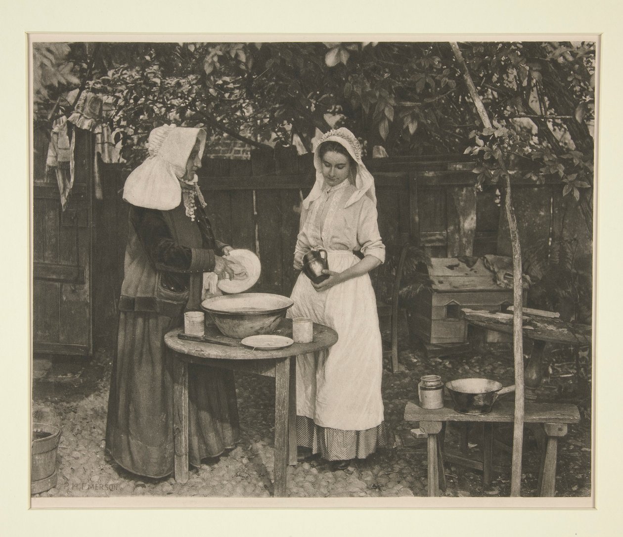 Mme Peck et Mary Critten - Peter Henry Emerson