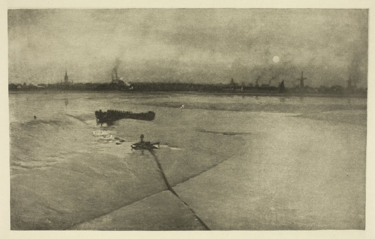 La fin de la marée basse - Great Yarmouth de Breydon - Peter Henry Emerson