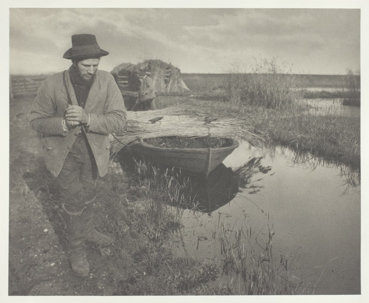 Remorquage du roseau - Peter Henry Emerson