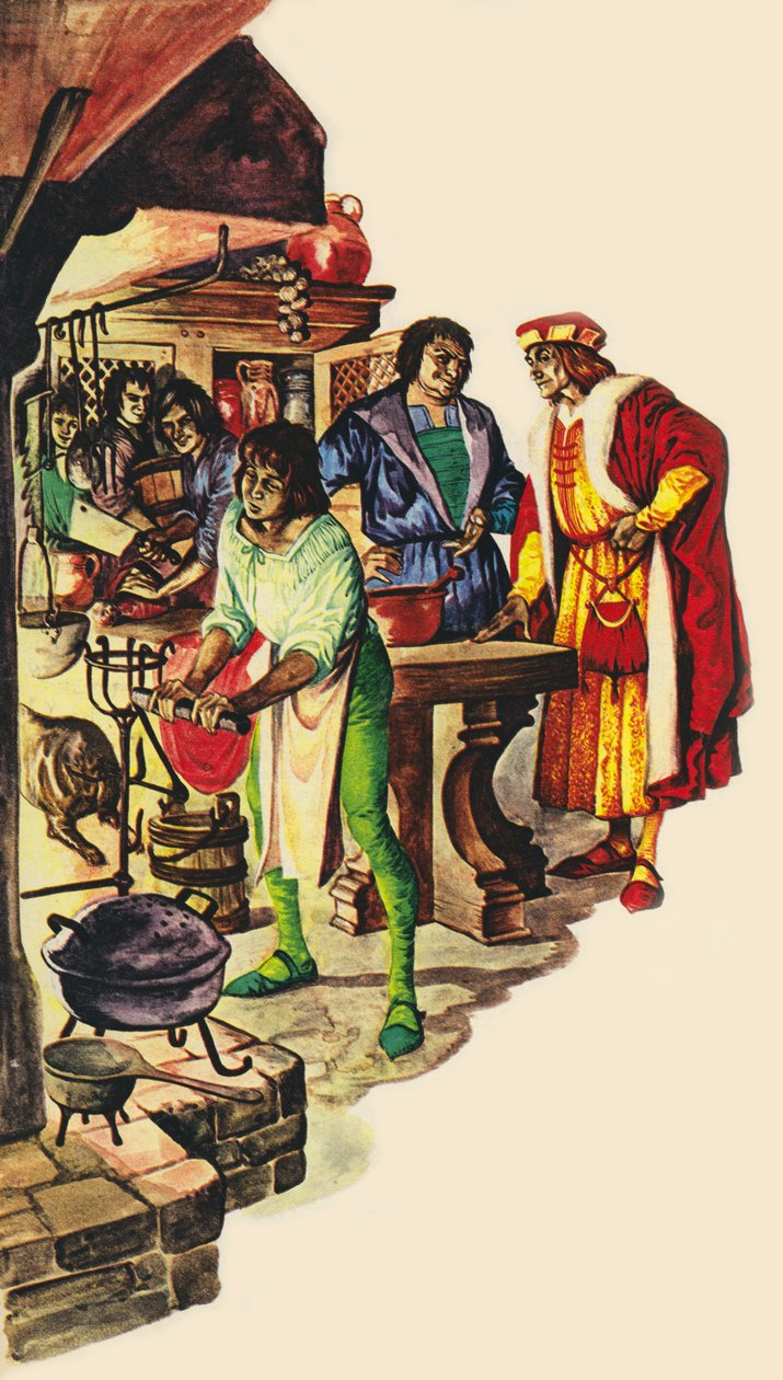 Lambert Simnel (lithographie couleur) - Peter Jackson