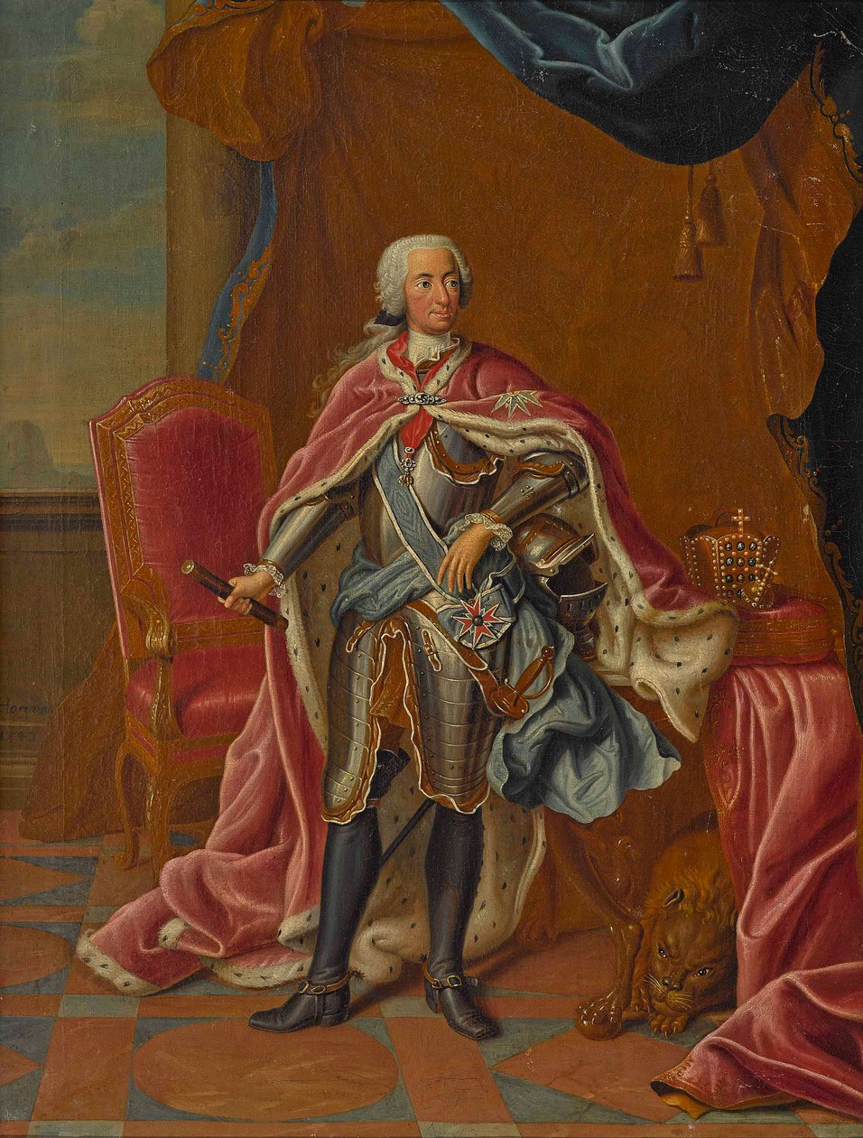Portrait de Charles VII, empereur romain germanique 1697-1745, 1743 - Peter Jacob Horemans