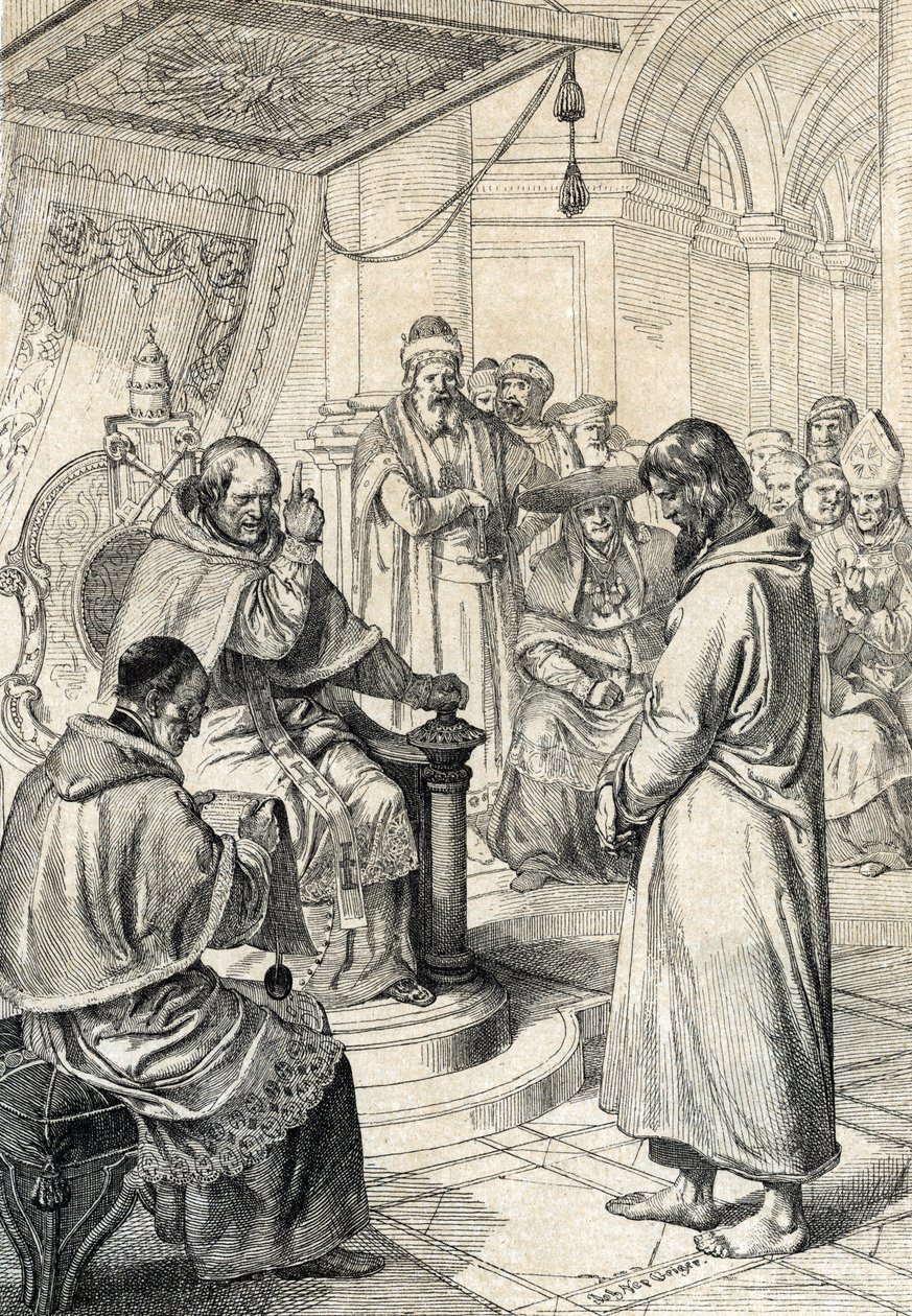 Querelle des investitures, pénitence de Canossa : À Canossa, l