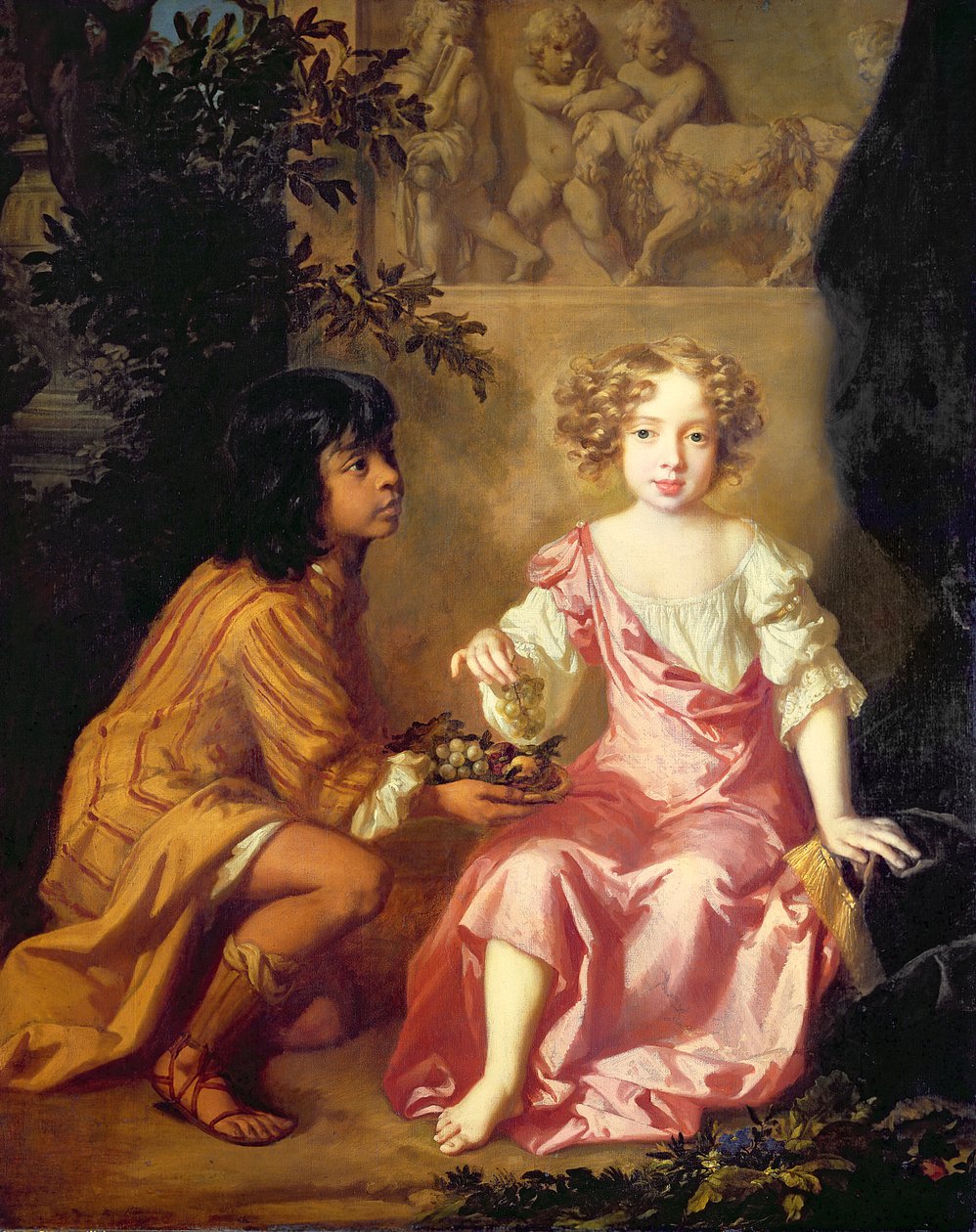 Lady Charlotte Fitzroy (1664-1719), future comtesse de Lichfield (huile sur toile) - Peter Lely