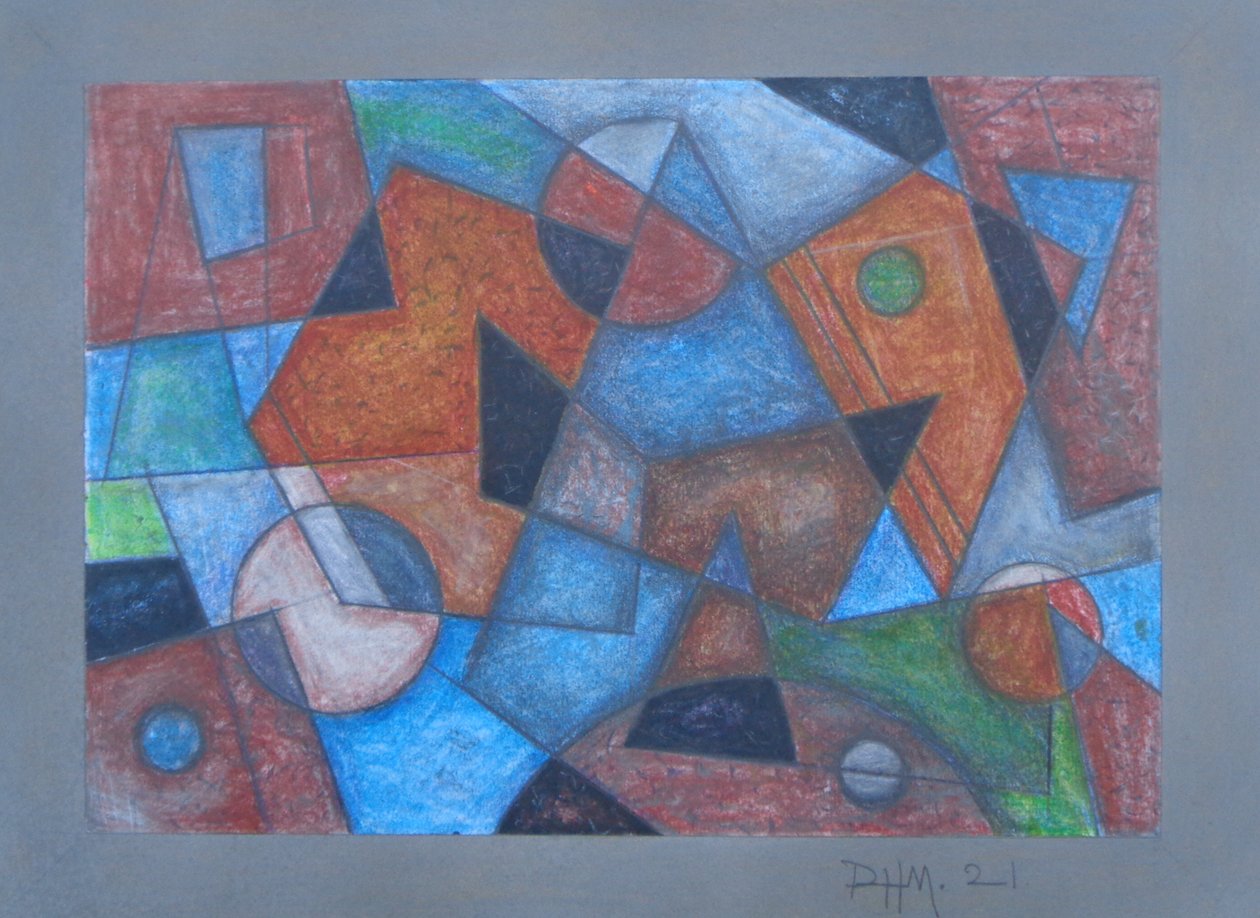 POUSSÉE ASCENDANTE, 2021 (ACRYLIQUE SUR PANNEAU) - Peter McClure
