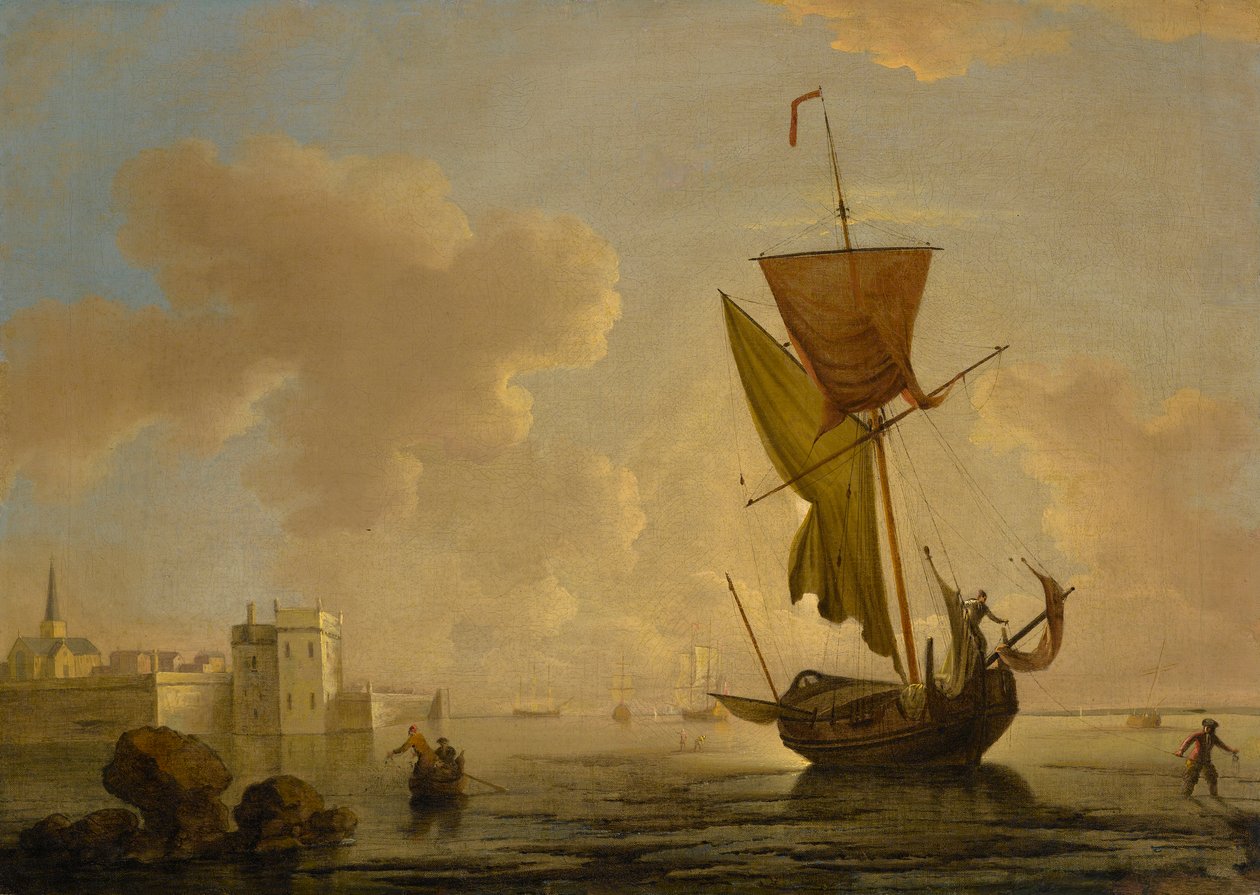 Navires par temps calme - Peter Monamy