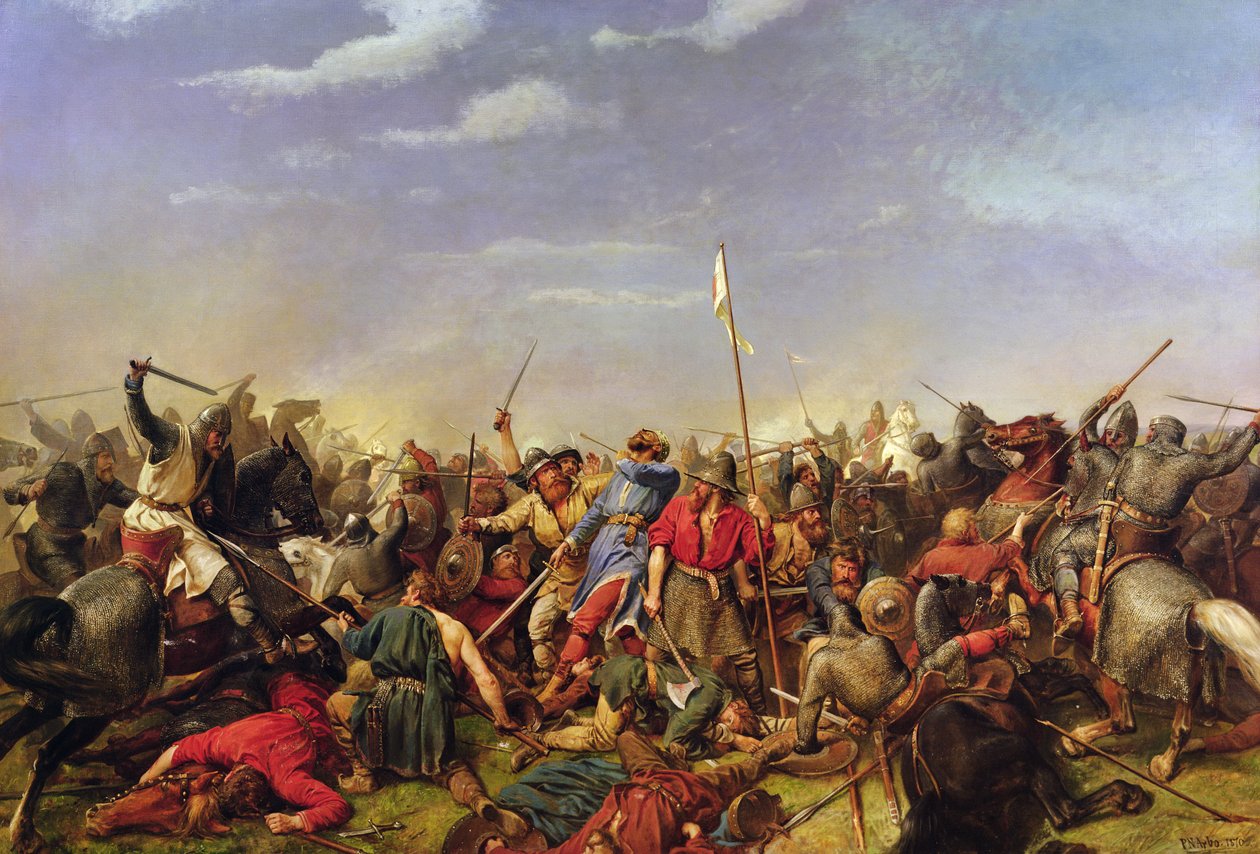 Bataille de Stamford Bridge - Peter Nicolai Arbo