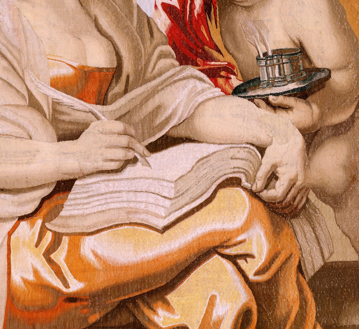 La Sagesse inspirée par le Saint-Esprit (dix-neuvième tapisserie de la série) - Peter Paul (after) Rubens