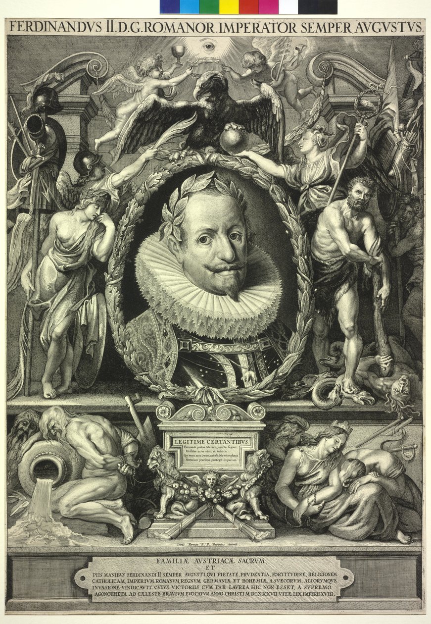 Empereur du Saint-Empire romain germanique Ferdinand II - Peter Paul (after) Rubens