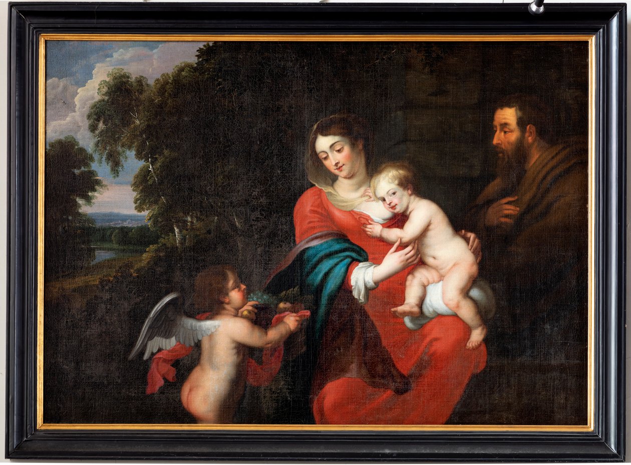 Sainte famille avec un ange, Tsysssens ou Jacques D