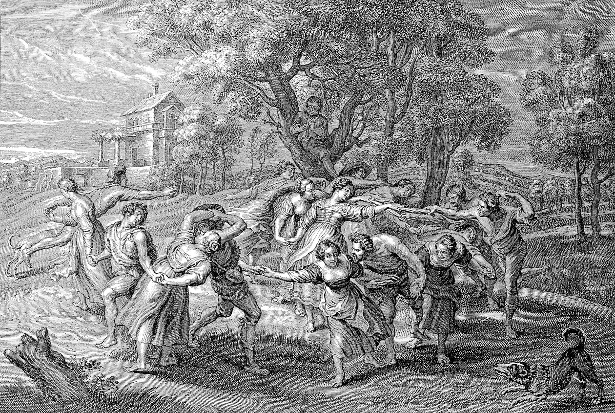 Jeunes gens à une danse - Peter Paul (after) Rubens