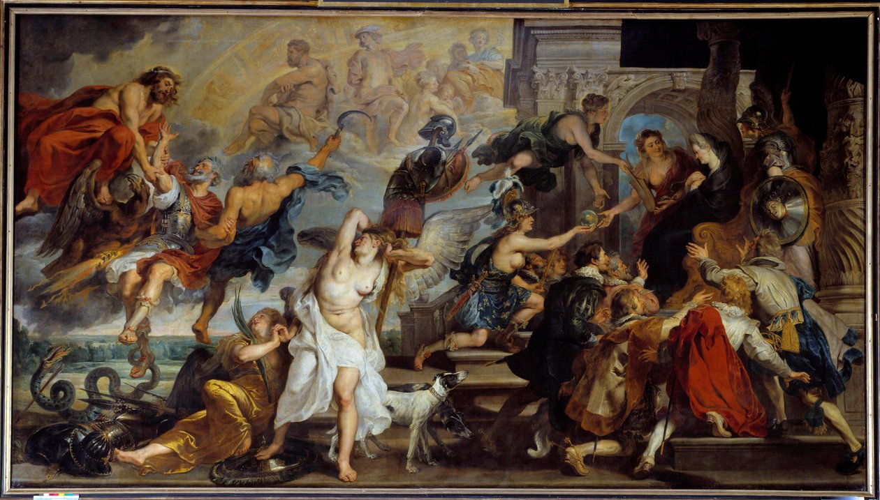Apothéose de Henri IV et proclamation de la régence de Marie de Médicis en 1610 - Peter Paul Rubens