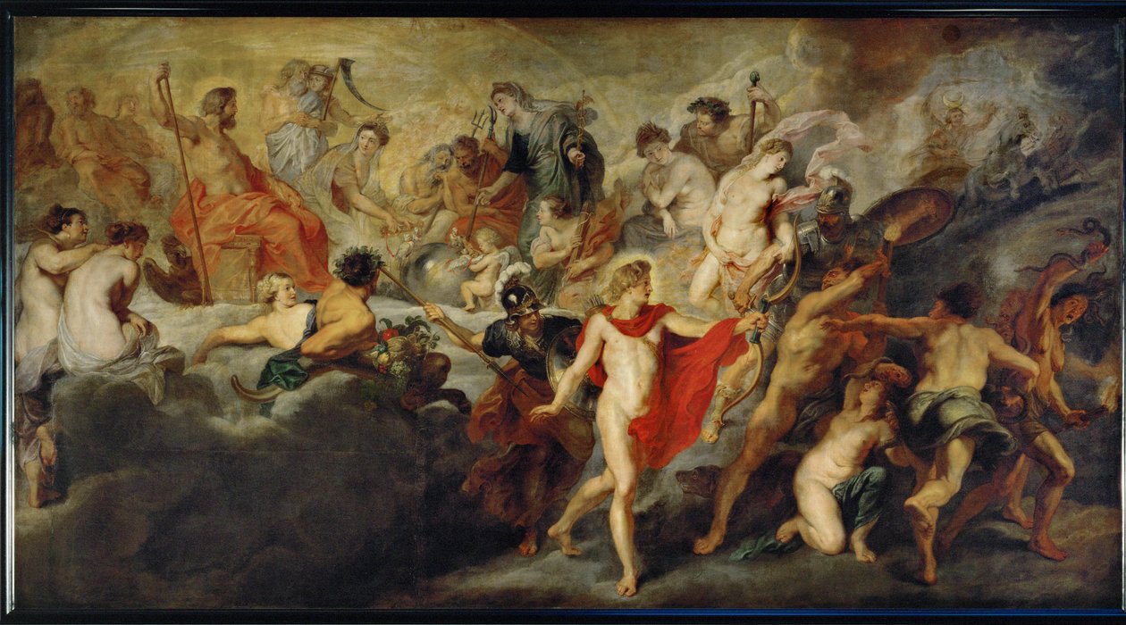 Conseil des dieux concernant les mariages espagnols - Peter Paul Rubens