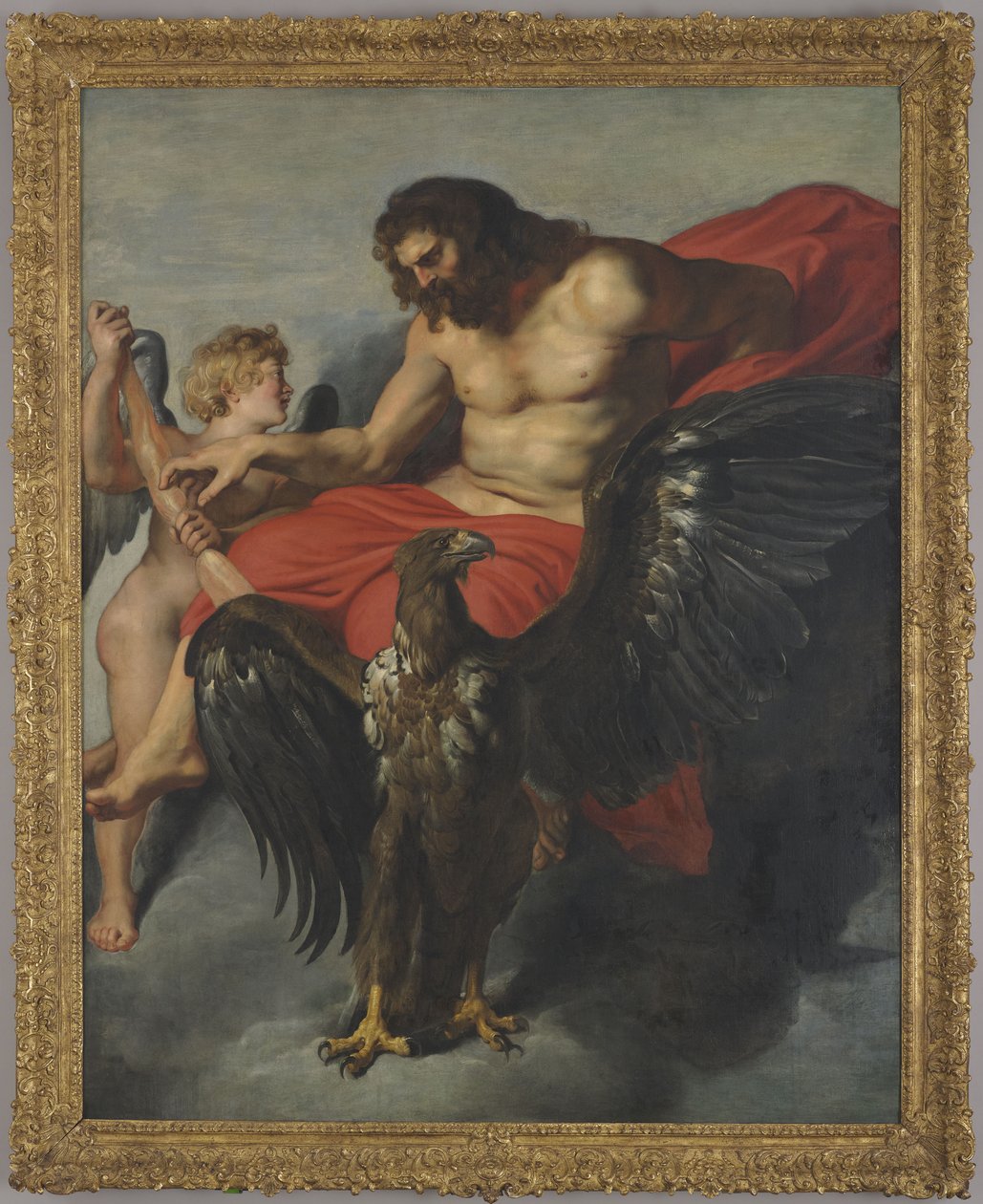 Cupid suppliant Jupiter - Peter Paul Rubens