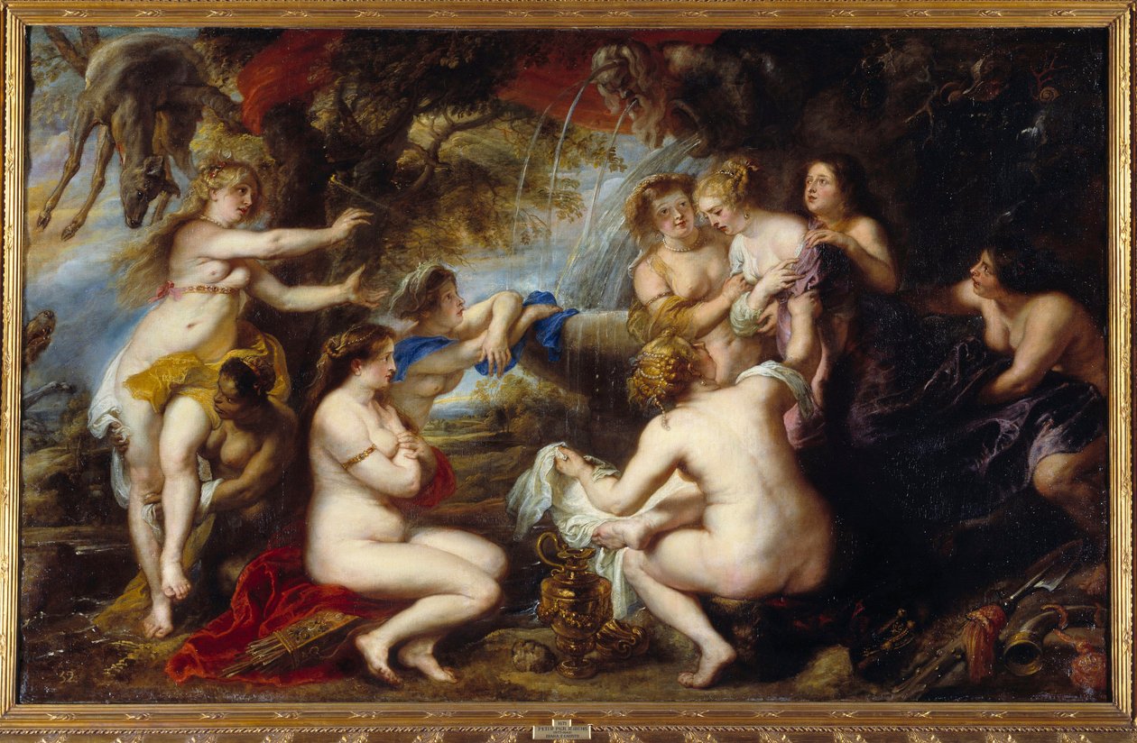 Diane et la nymphe Callisto Diane surprend la nymphe Callisto enceinte de Zeus. La nymphe cache sa grossesse - Peter Paul Rubens