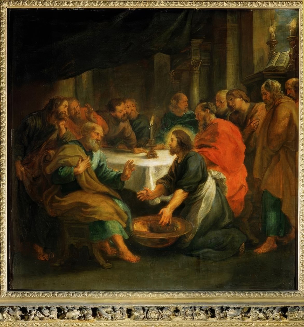 Le Lavement des pieds - Peter Paul Rubens