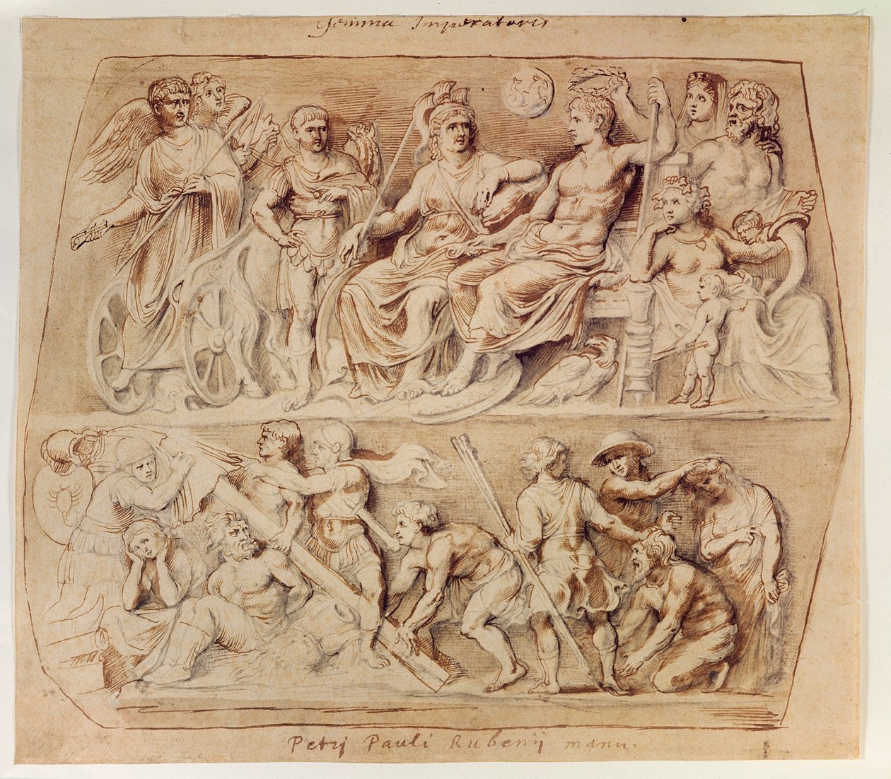 Dessin de la Gemma Augustea - Peter Paul Rubens
