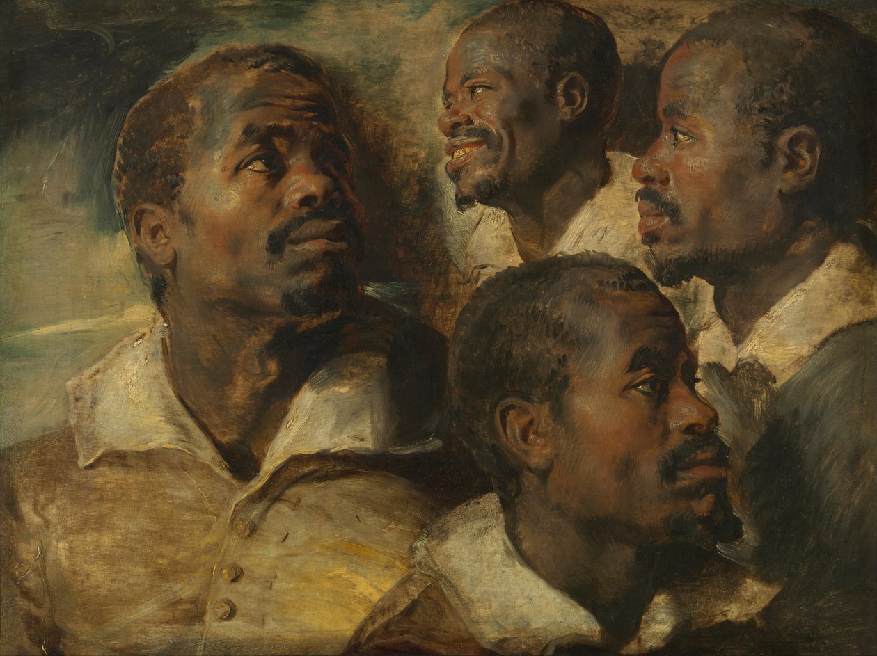 Quatre études de la tête d