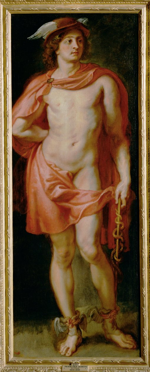 Dieu Mercure, peint pour la Torre de La Parada (peinture sur toile) - Peter Paul Rubens