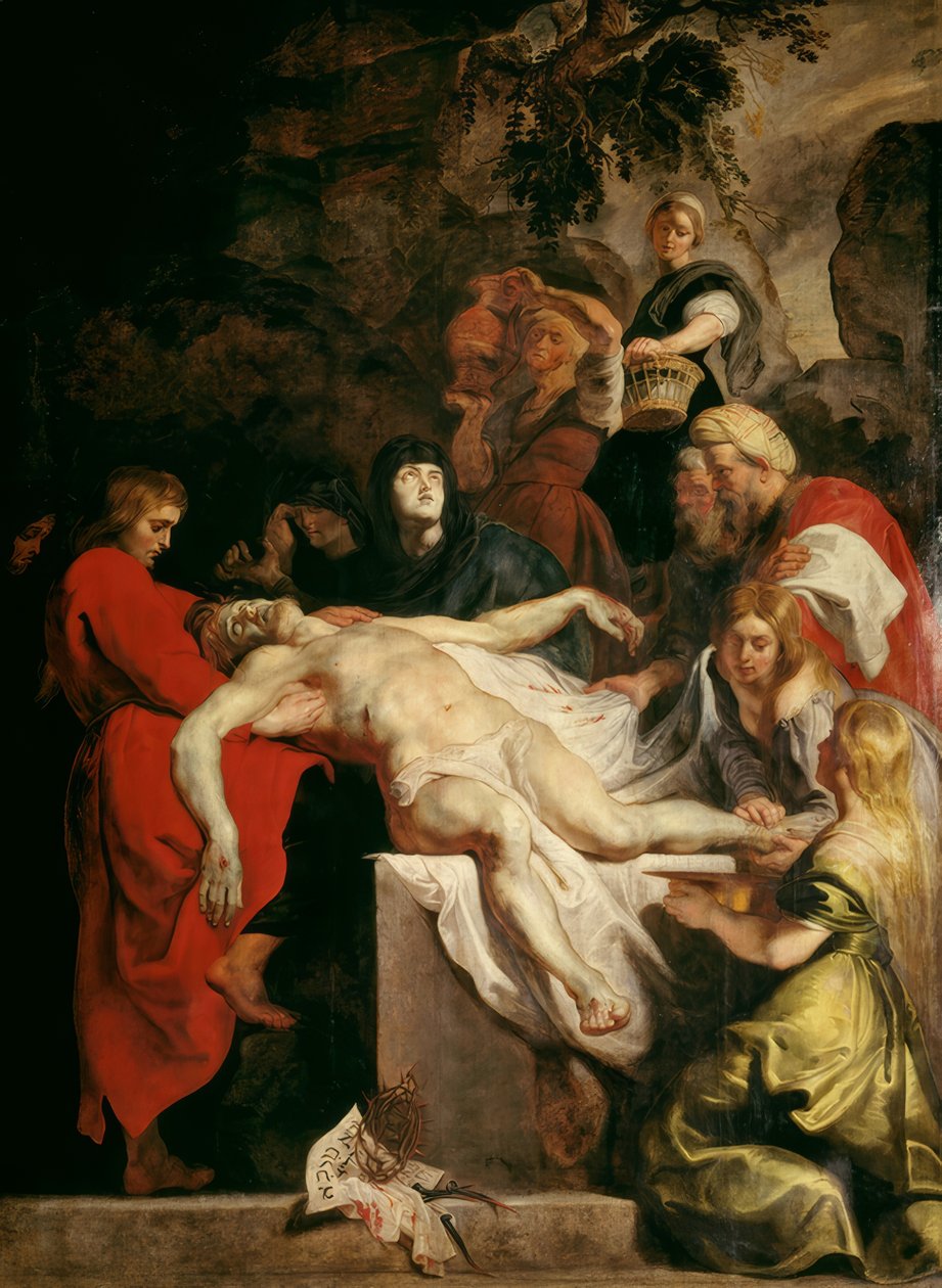 Mise au tombeau du Christ - Peter Paul Rubens