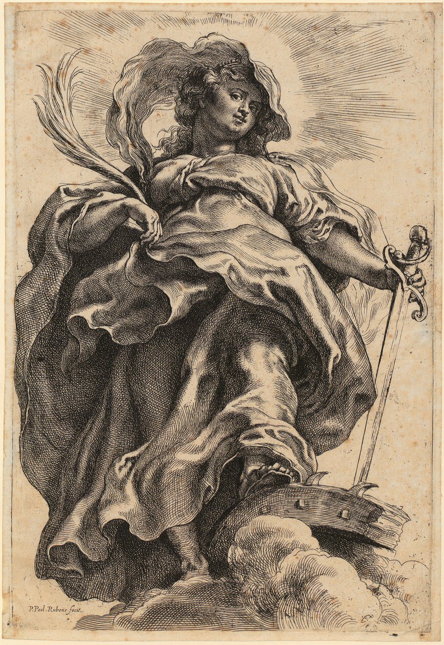 Sainte Catherine - Peter Paul Rubens