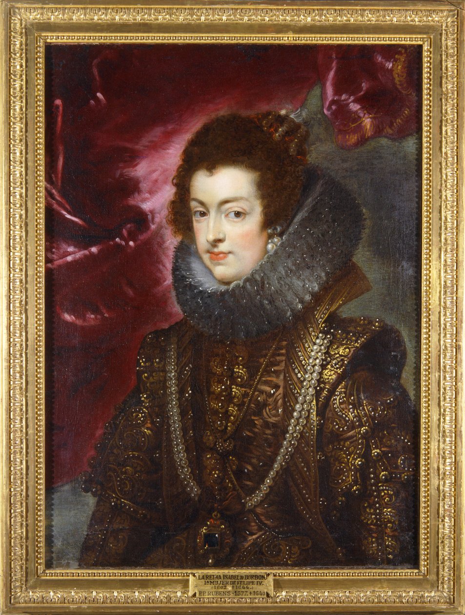 Isabelle de Bourbon, vers 1629 (peinture sur toile) - Peter Paul Rubens