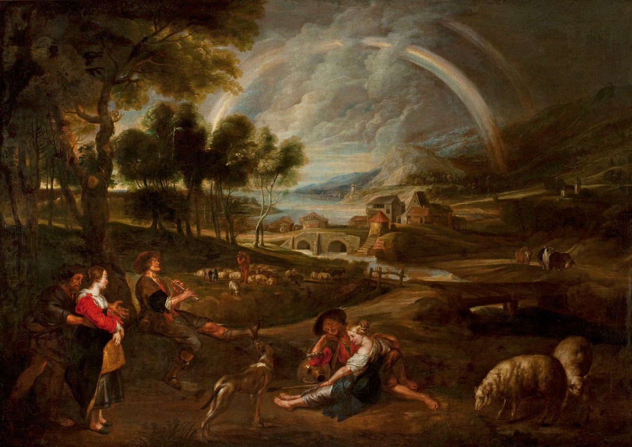 Paysage avec arc-en-ciel - Peter Paul Rubens