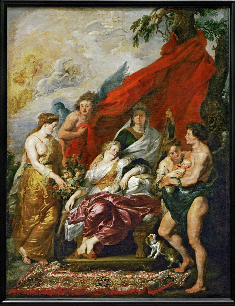 La Naissance de Louis XIII a Fontainebleau - Peter Paul Rubens