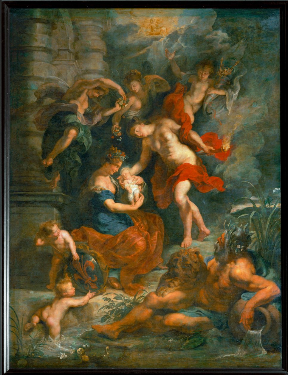 La Naissance de la reine Marie de Medicis, à Florence le 26 avril 1573 … - Peter Paul Rubens