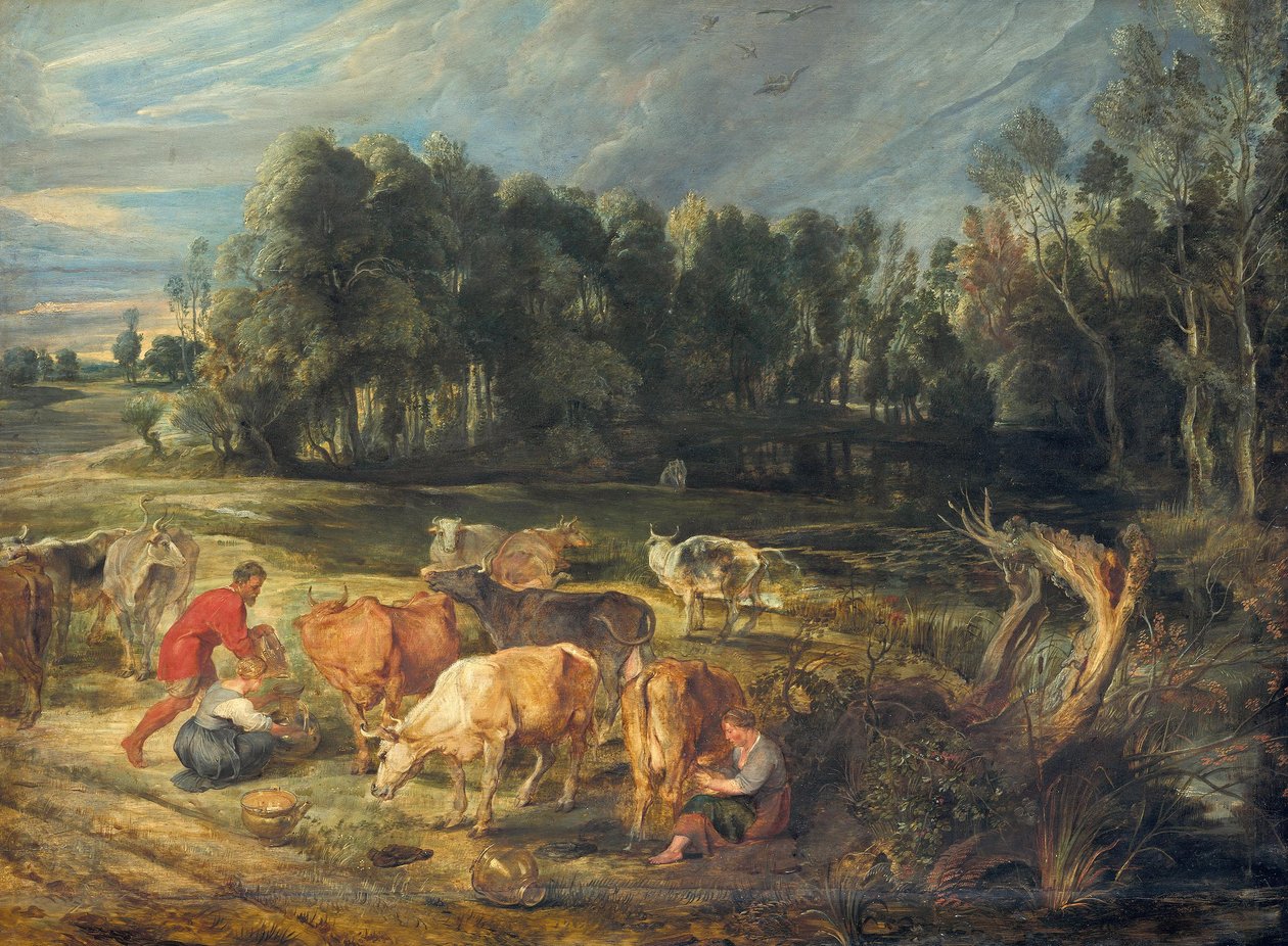 Paysage avec un troupeau de vaches - Peter Paul Rubens