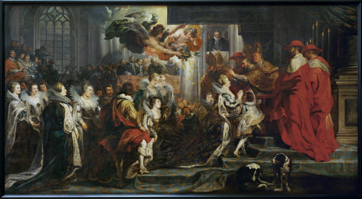 Le Couronnement de Marie de Medicis a St. Denis - Peter Paul Rubens